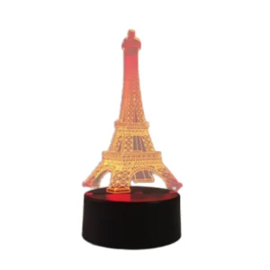 Touch Remote Control 16 Colorful Led Acrylic Lamp 16 Colors Black Base 3D Illusion Anime Stitch Night Light Led Base Pack of 10