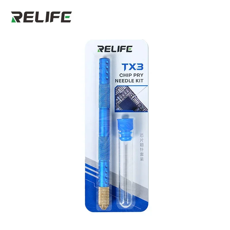 RELIFE TX3 Precise solder Chip Removal Tools Set for Mobile Phones Motherboard CPU Chip IC electronic components repair Pry kit - Image 4