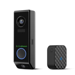 GC P10(AG) Smart 3MP +2MP Dual WIFI Camera Wireless Video Doorbell Ring Intercom System Blue-tooth Tuya CloudEdge APP PIR