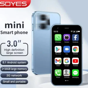Wholesale SOYES XS15 2+16GB 3G&4G Smart Phone Mini Porket Phone Portable Cell Phone 3.0 Inch Display Customized Sample Pack of 10