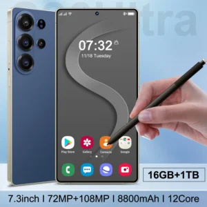 Customer Choice S26 Ultra 5G Smartphone 16GB+1TB Storage Camera Unlocked Android Mobile Phone with Face ID Fingerprint Dual SIM