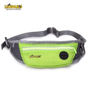 Nylon Oxford Waterproof Dog Food Bag Pouch Running Belt Pet Waist Pack Pack of 5