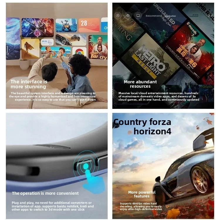 Chuangyu Rokid MAX Smart AR Glasses Mobile Phone Computer Screen 3D Head Wearing 215 "Display - Image 2