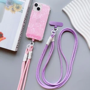 Fashion Removable Crossbody Shoulder Mobile Phone Straps Rope Adjustable Cell Phone Lanyard Pack of 5