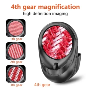 High Quality Custom Digital Magnifier 100 Watt HD Camera with 10x-100x Magnification Round Screen Visual Aid for Close Working Pack of 50