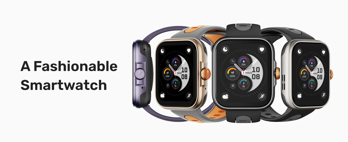 GPS Smartwatch AMOLED Screen Silica Gel Answer Call Square Shape Positioning Android Compatible Fitness Tracker IP68 - Image 4