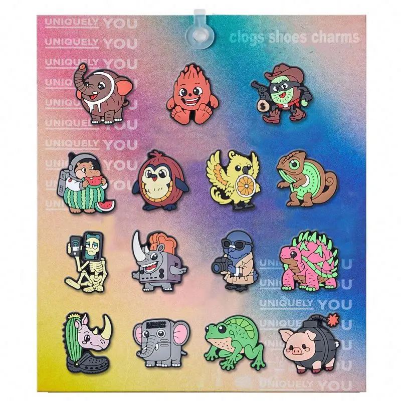 Clog Charms Stranger Things the Classic of Mountains and Rivers Wholesale PVC Designer Shoes Charms - Image 4