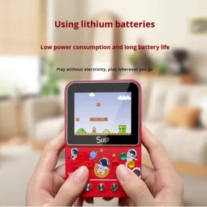 Gift Box Packaged Retro Handheld Game Console Fast Charging USB Port Dustproof Shell Classic Gaming Device for Holiday Gifts Pack of 5