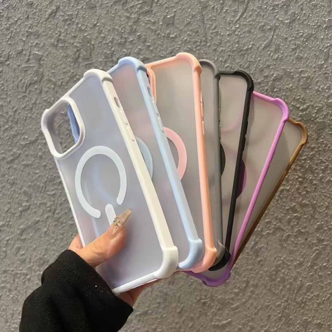 Hot Style Transparent Magnetic Fashion Color Case 16 15 14 Pro Max 13 11 12 Plus Phone Accessories for iPhone 17 - Image 2