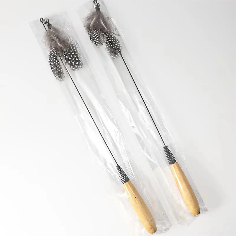 Factory Direct Guangdong CFA Competition Grade Detachable Replacement Head Spring Internet Celebrity Cat Teaser Wand Wire Toy Pack of 100 - Image 3