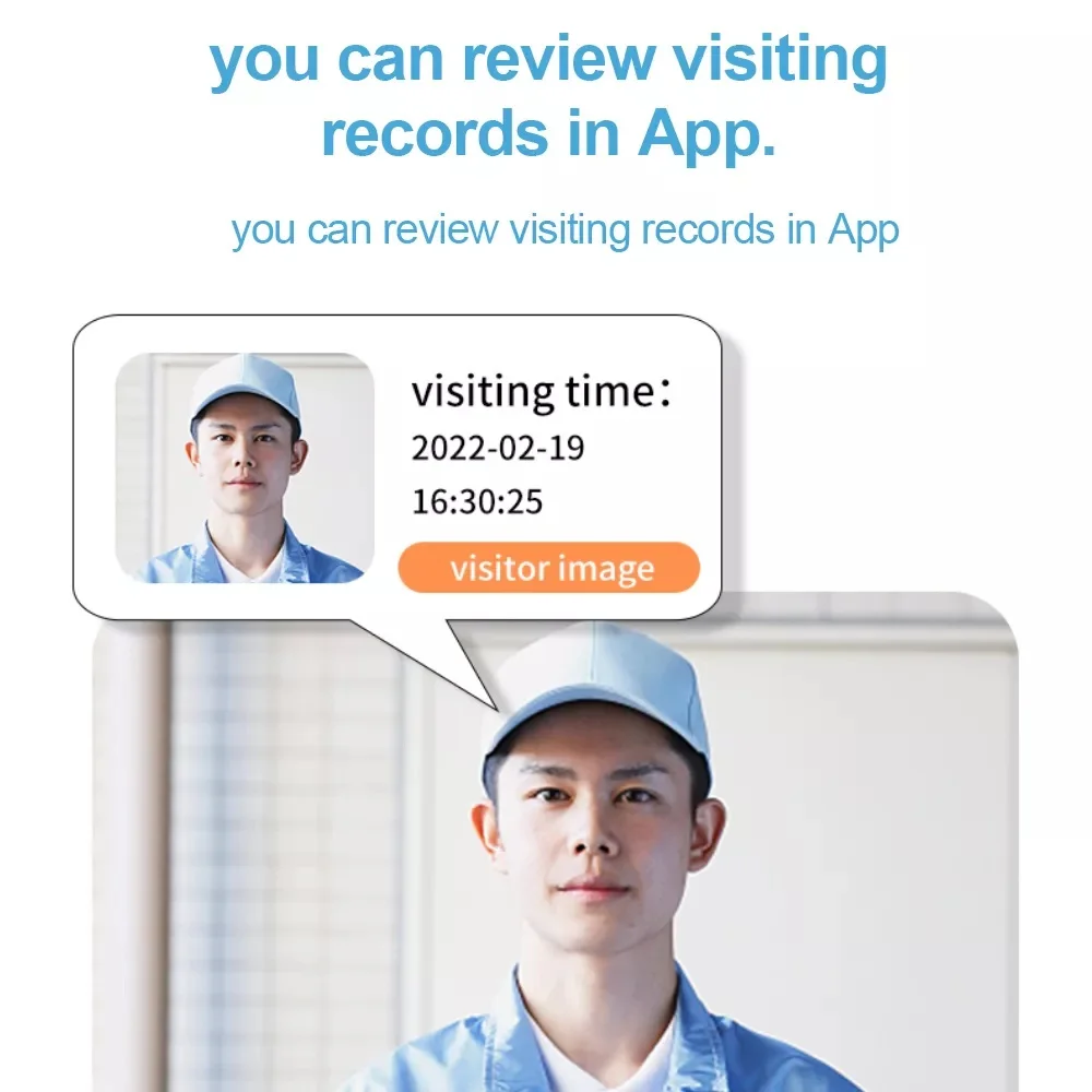 Wireless WiFi Mini Video Doorbell Smart Door Camera with Motion Detection and Two-Way Audio - Image 4