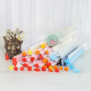 Full Series of Silicone Tube Molds Various Styles of Tube Molds Handmade Candle Mold Embed Soap Making Supplies Pack of 10