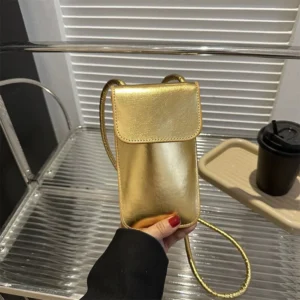 Customize Logo New Style Women's Crossbody Mobile Phone Bag Lightweight Pu Super Fashion Bag Small Single Shoulder Crossbody Bag Pack of 2