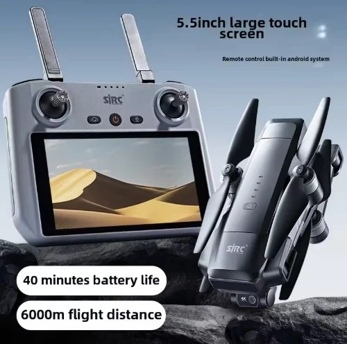 SJRC F22 S3 XR 4K GPS 5G Quadcopter with Screen Remote Control DRONES 3-Axis Gimbal 6KM Repeater FCC EIS HD Camera Drone - Image 3