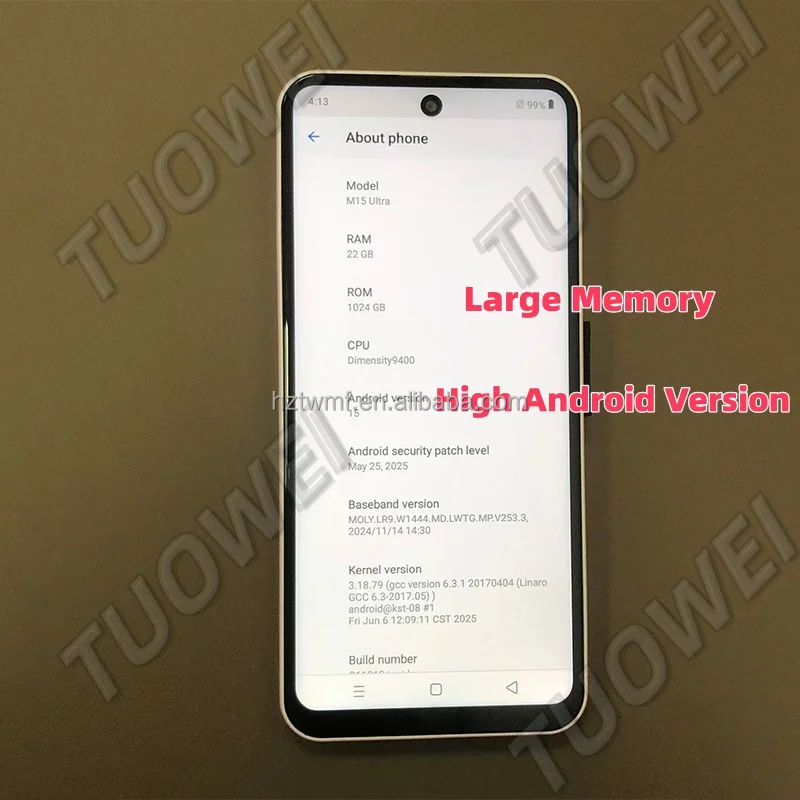 Real High Quality Promotion M15 Ultra Smartphone Android 15 122GB+1TB WIFI 4G/5G Dual SIM Unlocked Gaming Smart Phone - Image 3