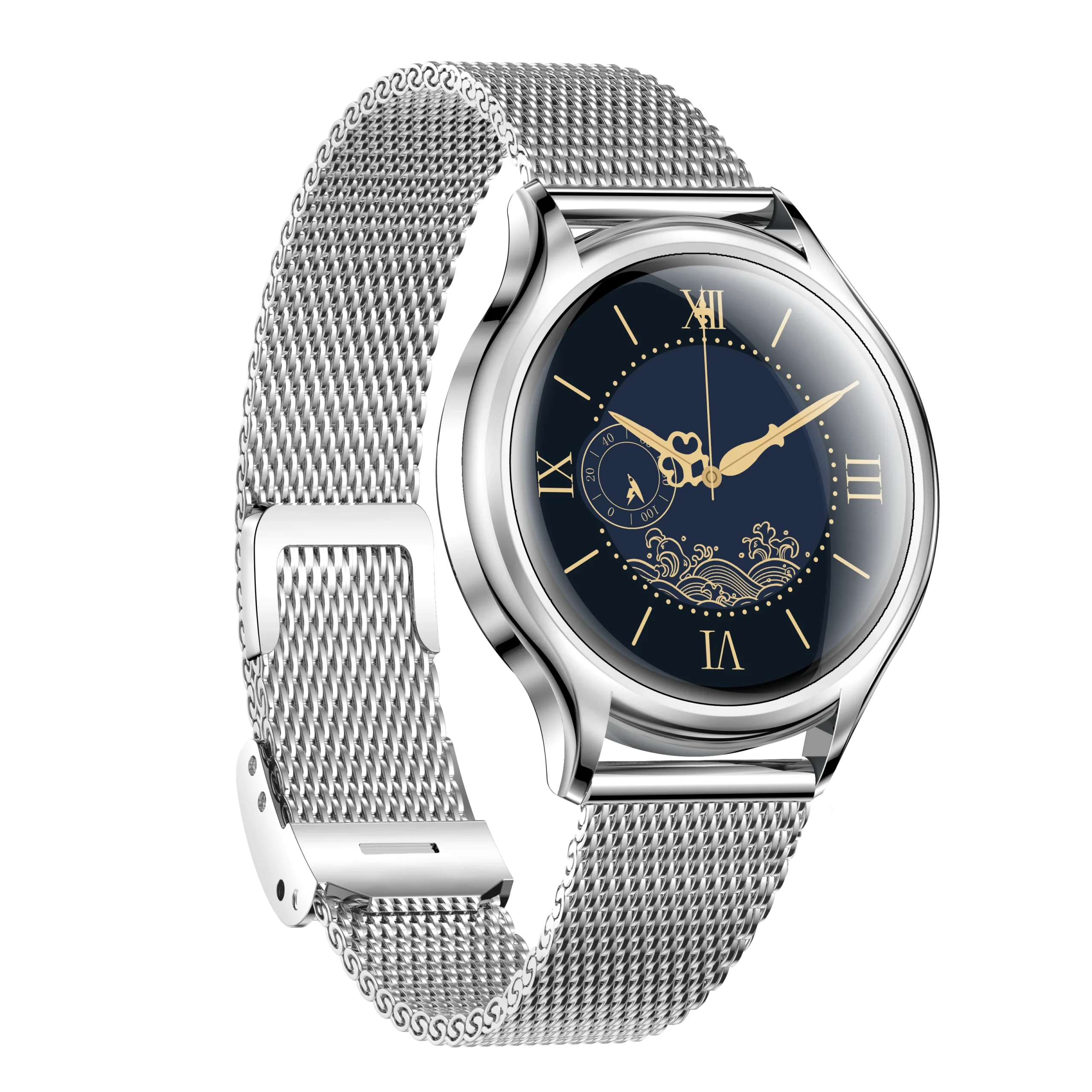 Smart Bracelet Health Monitoring Device Sleep Tracker Silica Gel Strap Magnetic Charger Android Square IP67 Fitness Tracker for Pack of 2 - Image 2