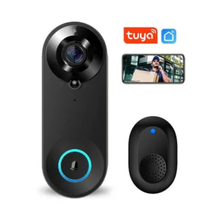 WIFI Smart Video Doorbell with Chime Works with Tuya/ Smart Life APP Pack of 2
