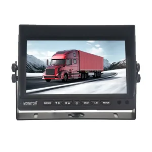 2CH Waterproof IP68 Vehicle Camera AI RGB IPS OLED 7 Inch LCD/TFT Screen Display Monitor SD Card Truck Forklift RV Bus USB
