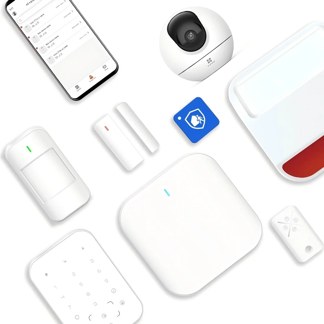 LHD8100 Wireless Home Alarm System 868mhz Anti GSM Jammerr Smart Alarm With Mobile Smart Alarm System Home Security with Camera - Image 3