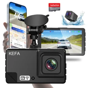 Car DVR Camera 3 Inch HD 4K+1080 Dash Cam Wireless 170 Wide Angle Night Vision Loop Recording With G-Sensor