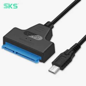 High Quality Type-C SATA Cable Braid Shielded Pure Copper Conductor 3A Fast Charging 20cm External Hard Drive Adapter for IOS