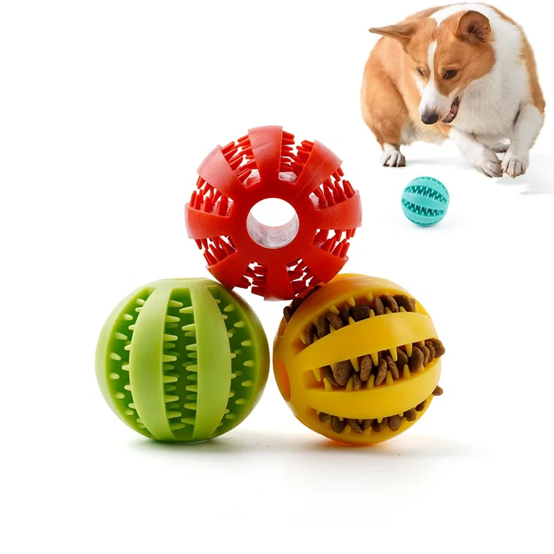 Pet Manufacturer Rolling Dog Ball Interactive Dog Toy Slow Feeder Chew Pet Dog Toys Treat Dispenser Toy Pack of 30 - Image 3