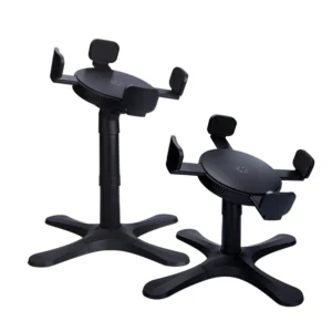 Factory Wholesale Plastic Adjustable 3 Height Portable Dog Bowls Stand Tiltable 15 Design Universal Pet Feeder Stand Bowl