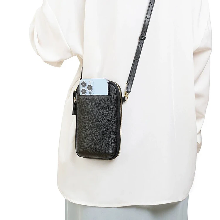 Custom Logo Fashion Crossbody Bags Shoulder Pocket Wallet Pouch Mobile Phone Bag Case Small Cellphone Crossbody Cell Phone Bag Pack of 10 - Image 3