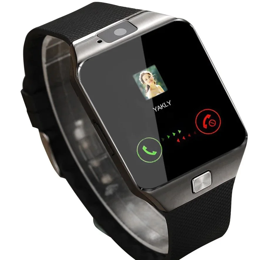 Wholesale DZ09 Smart Watch with Camera Video Call Touch Screen Sima Card Phone Watch Square Shape and TFT Display Pack of 4 - Image 3