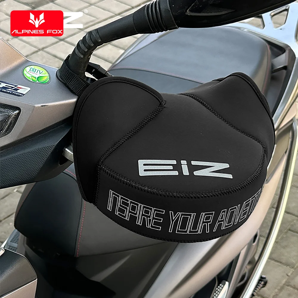 Universal New Winter Motorcycle Handlebar Gloves Warmer Waterproof Handlebar Cover Windproof Reflective Moto Handle Bar Cover - Image 2