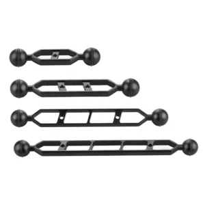 Takenoken Camera Photography Swimming Diving Aluminum Alloy Extension Rod Dual Balls Arm for Gopro Underwater Torch Video Light