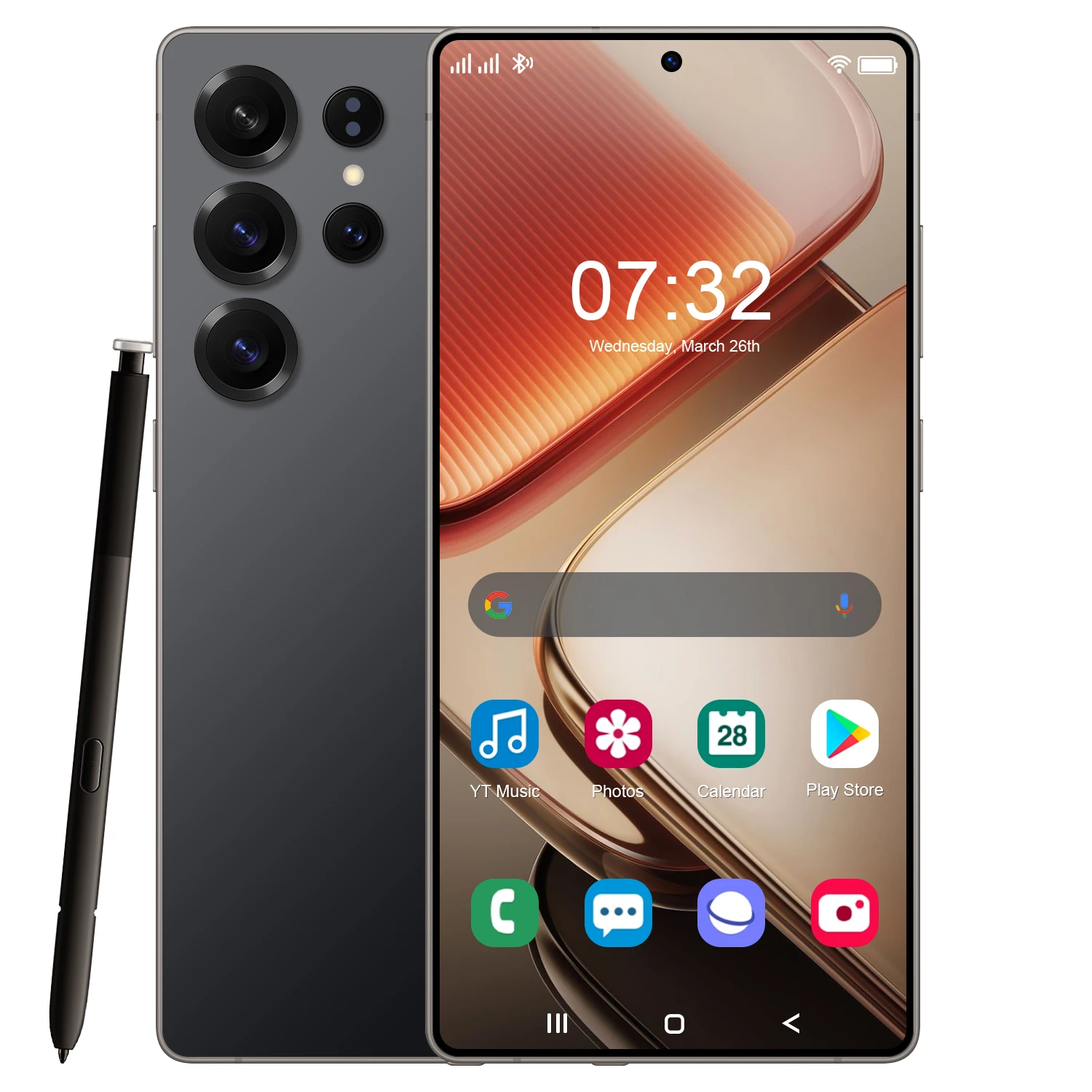 Brand New S25 Ultra Phone 7.3 Inch 16GB+1TB Built-in Stylus 4 Face ID Large Screen French German LTE Spanish 108MP Used - Image 3