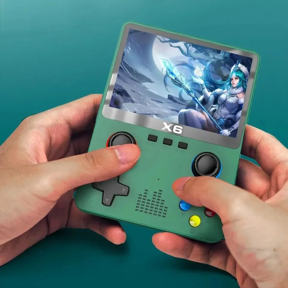 New Features X6 Handheld Game Console 3.5 Inch Screen Portable Handheld Game Console 10000+ Classic Games Kids Gifts - Image 4