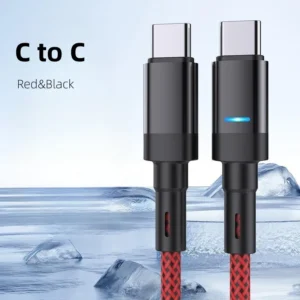 EMK High Quality Super Fast Charging Type C 5A USB Charger Data Cable for Huawei for Xiaomi Compatible for Samsung Mobile Phone Pack of 10
