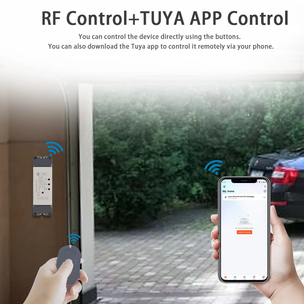 2CH Tuya Wifi Wireless Smart Switch Module 433 Remote Control Smart Home Garage Universal Remote Relay Alexa Google Home - Image 3