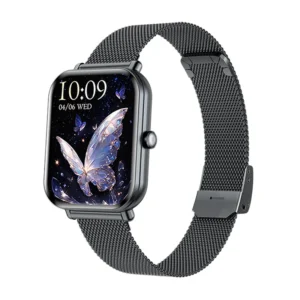 UB6Pro Alloy Fitness Tracker Smart Watch IP68 Android AMOLED HD Screen Measures Heart Rate Blood Oxygen Pressure Pack of 60