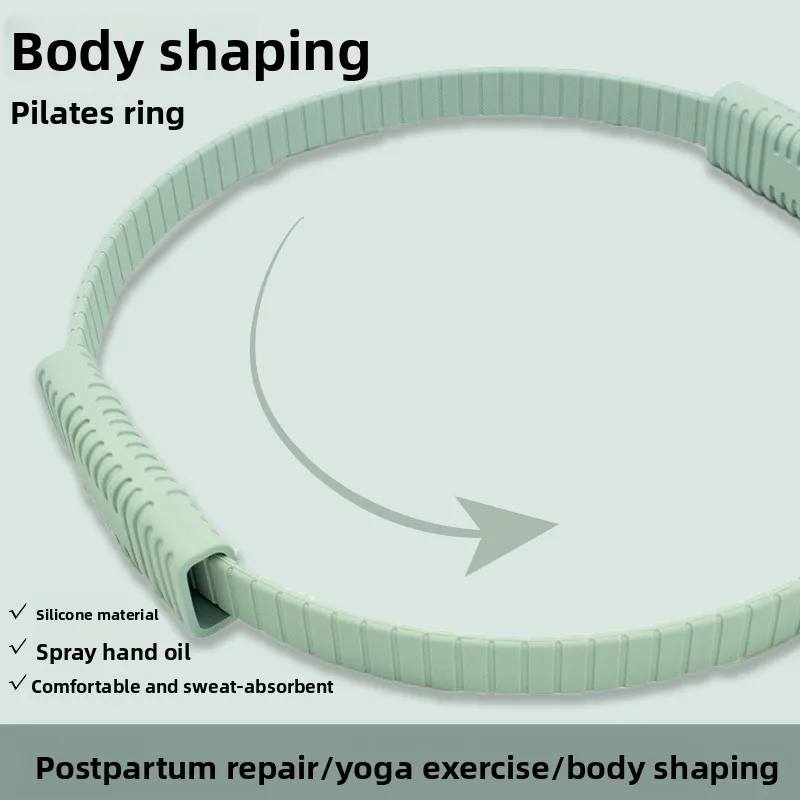 Factory Direct Sale Low MOQ Foldable Pilates Ring New Product Yoga Pilates Exercise Auxiliary Equipment Silicone - Image 3
