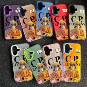 CP Company Yellow Man Protective Mobile Cover for iPhone XS XR 7 8 Plus 11 12 Mini 13 14 15 16 Pro Max IMD Case Shell Pack of 3