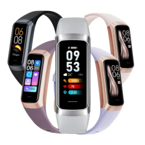 Hot Selling 1.1" Screen Blood Pressure Body Temperature SmartBand C60 Smart Bracelet Band Fitness Tracker for Ios Phone