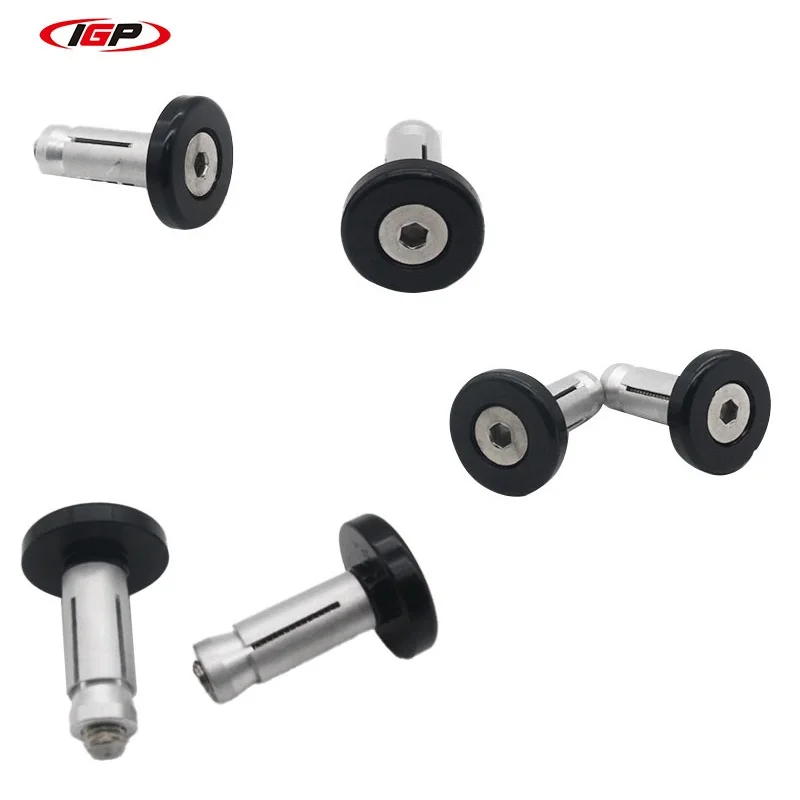 Good Quality 22MM Aluminum Alloy Handlebar Grip Plug Handle Bar Ends for Motorcycle Pack of 2