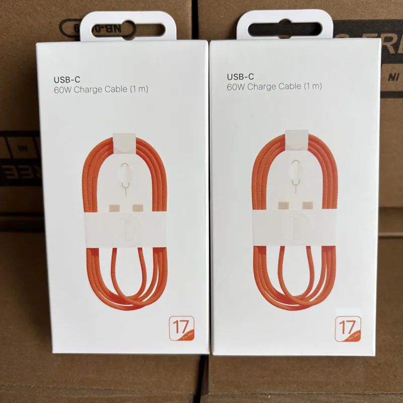 Braided Nylon 60W USB C Data Cable 1m Fast Charging Type C Cable for 16 16Pro Max 15 15Pro Max 14 17pro Max