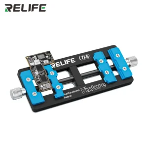 RELIFE TF5 Phone Repair Fixture Jig for Motherboard CPU Chip High Temp Resistant 500°C Repair Tool with Adhesive Removal Slot