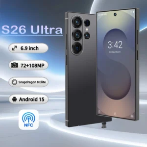 Large Battery New High Quality Mobile Phone S26 ultra 16GB + 1TB 5G NFC Smartphone 7.3inch Screen Mobile Phone
