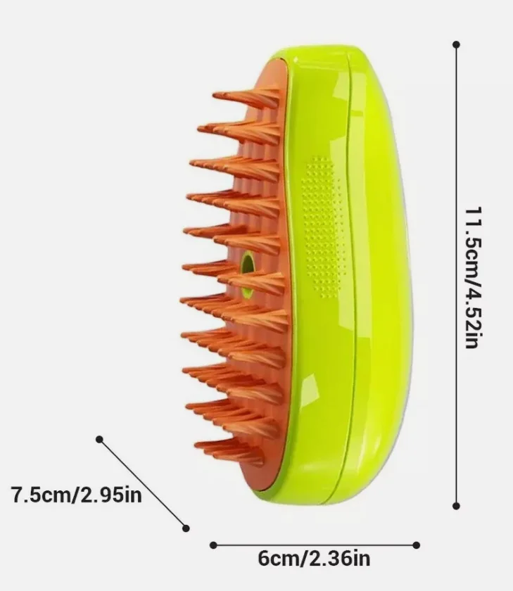 Cat Luxury Eco-Friendly Plastic Stocked Brush Steam Brush for Pet Grooming Shedding 3 in 1 Electric Indoor Use Massage Comb Pack of 10
