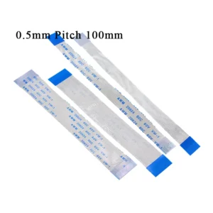 YZ FPC FFC Connector Flexible Flat Cable 0.5 mm Pitch 4-60pin Length 100mm FFC Cable Pack of 100