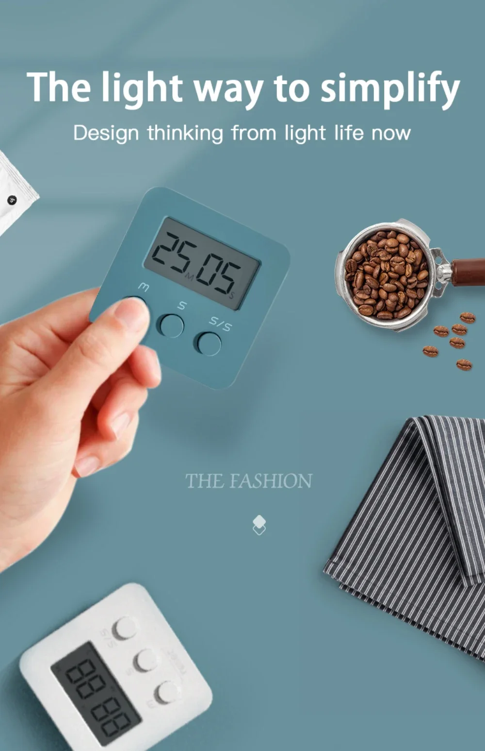 Management Timer Student Learning Self-discipline Reminder Stopwatch Mini Cute Electronic Alarm Clock Kitchen Gadgets Pack of 100 - Image 3