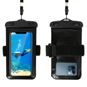 Mobile Phone Waterproof PVC Bag Outdoor Rafting Swimming Universal Beach Surfing ArmBag Touch Screen Waterproof Phone Bag Pack of 20