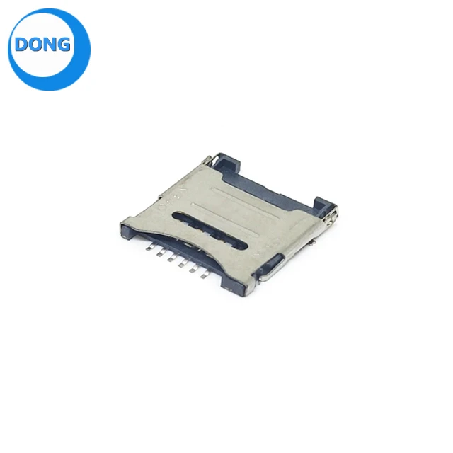 Flip Small Card Micro SIM Card Holder 6P Flip Style 6PIN Card Slot Pack of 20 - Image 3