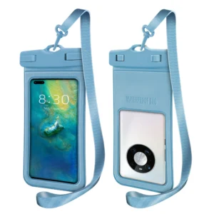 Universal Waterproof Phone Pouch Outdoor Sport Swimming Waterproof Case Pvc Mobile Phone Waterproof Bag with Lanyard Pack of 10