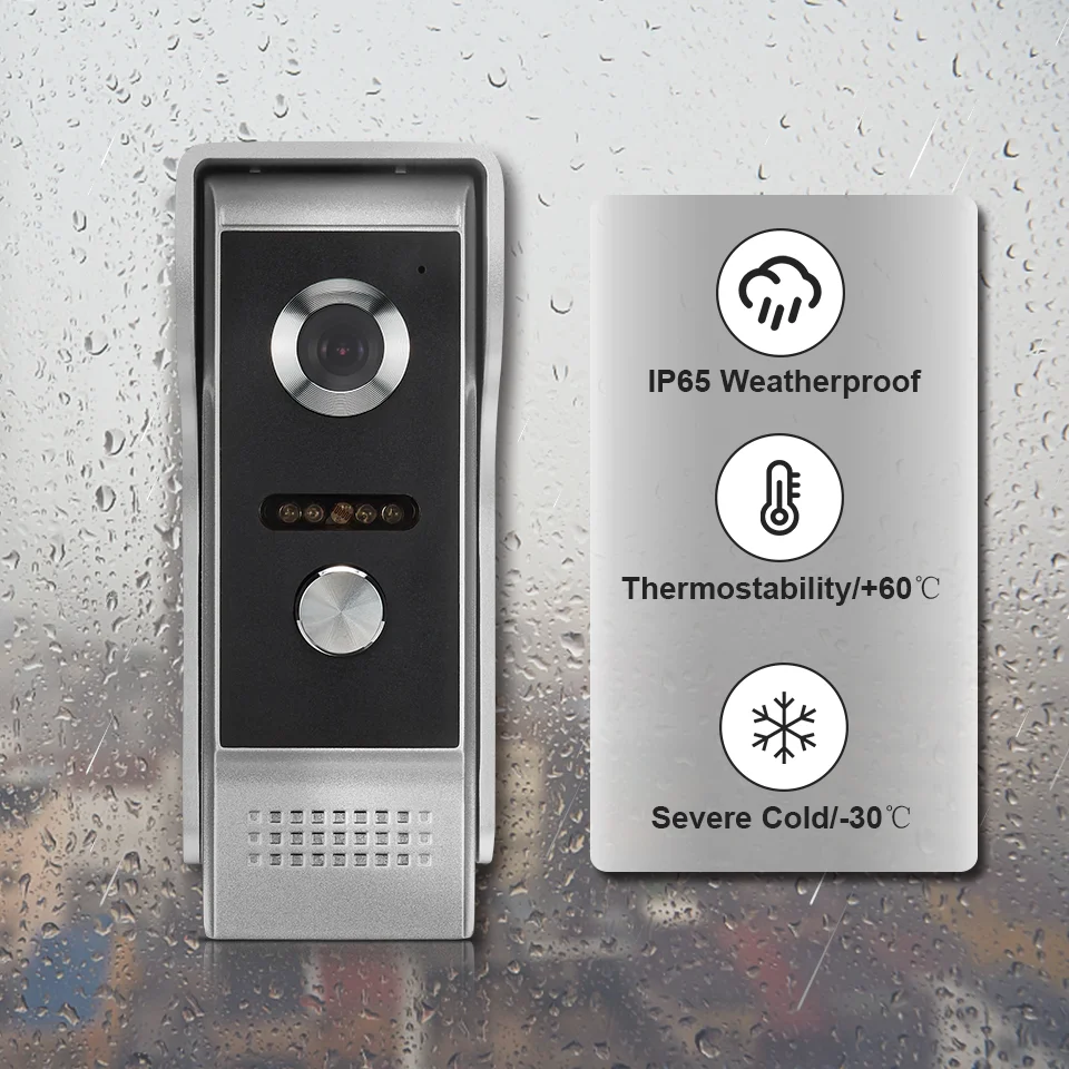 XINSILU AHD 1080P WIFI Tuya Smart Video Intercom Doorbell System Support PIR Motion Detection Function Video Door Phone - Image 3